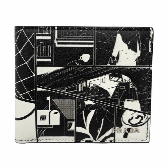 Prada x James Jean Comic Bifold Wallet - Picture 1 of 13